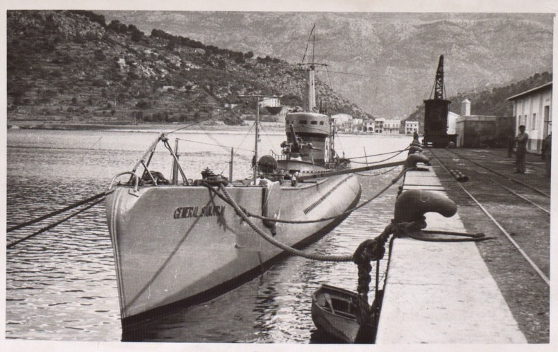 El submarino <em>General Sanjurjo</em>
