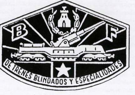 Emblema de la Artillería sobre Vía Férrea